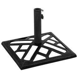 vidaXL Base de sombrilla de hierro fundido negro 44x44x31 cm 