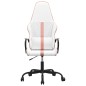 vidaXL Silla gaming con masaje cuero sintético rosa y blanco vidaXL Silla gaming con masaje cuero sintético rosa y blanco