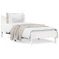 vidaXL Estructura de cama madera maciza de pino blanco 90x200 cm vidaXL Estructura de cama madera maciza de pino blanco 90x200 cm