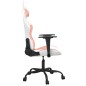 vidaXL Silla gaming de masaje cuero sintético blanco y rosa vidaXL Silla gaming de masaje cuero sintético blanco y rosa