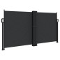 vidaXL Toldo lateral retráctil negro 120x1200 cm vidaXL Toldo lateral retráctil negro 120x1200 cm