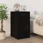 vidaXL Escritorio con armario madera contrachapada negro vidaXL Escritorio con armario madera contrachapada negro