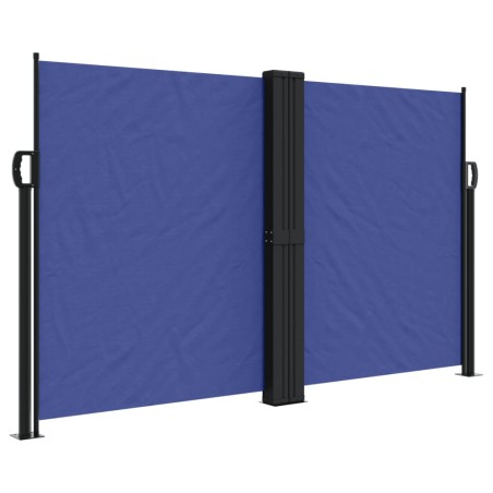 vidaXL Toldo lateral retráctil azul 140x1200 cm