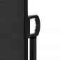 vidaXL Toldo lateral retráctil negro 140x1200 cm vidaXL Toldo lateral retráctil negro 140x1200 cm