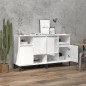 vidaXL Aparadores 2 uds madera contrachapada blanco brillo 60x35x70 cm vidaXL Aparadores 2 uds madera contrachapada blanco brillo 60x35x70 cm