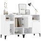 vidaXL Aparadores 2 uds madera contrachapada blanco brillo 60x35x70 cm vidaXL Aparadores 2 uds madera contrachapada blanco brillo 60x35x70 cm
