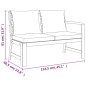 vidaXL Juego comedor jardín y cojines 7 piezas madera maciza acacia vidaXL Juego comedor jardín y cojines 7 piezas madera maciza acacia