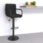 vidaXL Taburete de cocina de terciopelo negro vidaXL Taburete de cocina de terciopelo negro