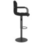 vidaXL Taburete de cocina de terciopelo negro vidaXL Taburete de cocina de terciopelo negro