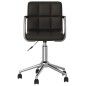 vidaXL Silla de oficina giratoria de cuero sintético negro vidaXL Silla de oficina giratoria de cuero sintético negro