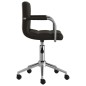 vidaXL Silla de oficina giratoria de cuero sintético negro vidaXL Silla de oficina giratoria de cuero sintético negro