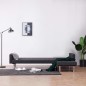 vidaXL Sofá cama en forma de L poliéster gris oscuro vidaXL Sofá cama en forma de L poliéster gris oscuro