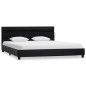 vidaXL Estructura de cama con LED cuero sintético negro 160x200 cm vidaXL Estructura de cama con LED cuero sintético negro 160x200 cm