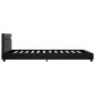 vidaXL Estructura de cama con LED cuero sintético negro 160x200 cm vidaXL Estructura de cama con LED cuero sintético negro 160x200 cm