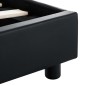vidaXL Estructura de cama con LED cuero sintético negro 160x200 cm vidaXL Estructura de cama con LED cuero sintético negro 160x200 cm