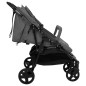 vidaXL Carrito para gemelos de acero gris oscuro y negro vidaXL Carrito para gemelos de acero gris oscuro y negro