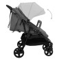vidaXL Carrito para gemelos de acero gris oscuro y negro vidaXL Carrito para gemelos de acero gris oscuro y negro