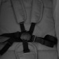 vidaXL Carrito para gemelos de acero gris oscuro y negro vidaXL Carrito para gemelos de acero gris oscuro y negro