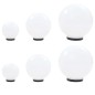 vidaXL Juego de lámparas de bola LED 6 uds esféricas PMMA 20/30/40 cm vidaXL Juego de lámparas de bola LED 6 uds esféricas PMMA 20/30/40 cm