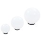 vidaXL Juego de lámparas de bola LED 6 uds esféricas PMMA 20/30/40 cm vidaXL Juego de lámparas de bola LED 6 uds esféricas PMMA 20/30/40 cm