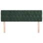 vidaXL Cabeceros 2 unidades de terciopelo verde oscuro 72x7x78/88 cm vidaXL Cabeceros 2 unidades de terciopelo verde oscuro 72x7x78/88 cm