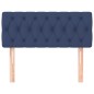 vidaXL Cabecero de tela azul 100x7x78/88 cm vidaXL Cabecero de tela azul 100x7x78/88 cm