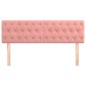vidaXL Cabeceros 2 unidades de terciopelo rosa 72x7x78/88 cm vidaXL Cabeceros 2 unidades de terciopelo rosa 72x7x78/88 cm