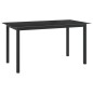 vidaXL Juego de comedor para jardín de 7 piezas aluminio negro vidaXL Juego de comedor para jardín de 7 piezas aluminio negro