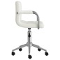 vidaXL Silla de comedor giratoria cuero sintético blanco vidaXL Silla de comedor giratoria cuero sintético blanco
