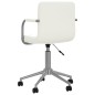 vidaXL Silla de comedor giratoria cuero sintético blanco vidaXL Silla de comedor giratoria cuero sintético blanco