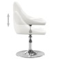 vidaXL Taburete de cocina de cuero sintético blanco vidaXL Taburete de cocina de cuero sintético blanco