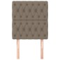 vidaXL Cabeceros 2 unidades de tela gris taupe 80x7x78/88 cm vidaXL Cabeceros 2 unidades de tela gris taupe 80x7x78/88 cm
