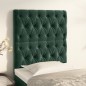 vidaXL Cabeceros 2 unidades de terciopelo verde oscuro 80x7x78/88 cm vidaXL Cabeceros 2 unidades de terciopelo verde oscuro 80x7x78/88 cm