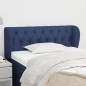 vidaXL Cabecero de tela azul 103x23x78/88 cm vidaXL Cabecero de tela azul 103x23x78/88 cm