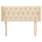 vidaXL Cabecero de tela color crema 103x16x78/88 cm vidaXL Cabecero de tela color crema 103x16x78/88 cm