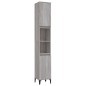 vidaXL Set de muebles de baño 3 pzas madera contrachapada gris sonoma vidaXL Set de muebles de baño 3 pzas madera contrachapada gris sonoma