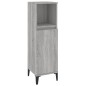 vidaXL Set de muebles de baño 3 pzas madera contrachapada gris sonoma vidaXL Set de muebles de baño 3 pzas madera contrachapada gris sonoma