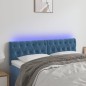 vidaXL Cabecero con LED de terciopelo azul oscuro 144x7x78/88 cm vidaXL Cabecero con LED de terciopelo azul oscuro 144x7x78/88 cm