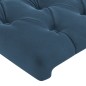 vidaXL Cabecero con LED de terciopelo azul oscuro 144x7x78/88 cm vidaXL Cabecero con LED de terciopelo azul oscuro 144x7x78/88 cm