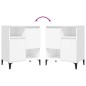 vidaXL Aparadores 3 uds madera contrachapada blanco 60x35x70 cm vidaXL Aparadores 3 uds madera contrachapada blanco 60x35x70 cm