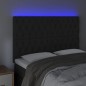 vidaXL Cabecero con luces LED terciopelo negro 160x7x118/128 cm vidaXL Cabecero con luces LED terciopelo negro 160x7x118/128 cm