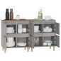 vidaXL Aparadores 2 uds madera contrachapada gris Sonoma 60x35x70 cm vidaXL Aparadores 2 uds madera contrachapada gris Sonoma 60x35x70 cm
