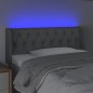 vidaXL Cabecero con LED de tela gris claro 103x16x78/88 cm vidaXL Cabecero con LED de tela gris claro 103x16x78/88 cm