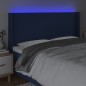 vidaXL Cabecero con LED de tela azul 163x16x118/128 cm vidaXL Cabecero con LED de tela azul 163x16x118/128 cm