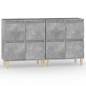 vidaXL Aparadores 2 uds madera contrachapada gris hormigón 60x35x70 cm vidaXL Aparadores 2 uds madera contrachapada gris hormigón 60x35x70 cm