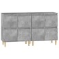 vidaXL Aparadores 2 uds madera contrachapada gris hormigón 60x35x70 cm vidaXL Aparadores 2 uds madera contrachapada gris hormigón 60x35x70 cm