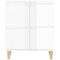 vidaXL Aparadores 3 uds madera contrachapada blanco brillo 60x35x70 cm vidaXL Aparadores 3 uds madera contrachapada blanco brillo 60x35x70 cm