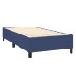 vidaXL Cama box spring con colchón tela azul 90x190 cm vidaXL Cama box spring con colchón tela azul 90x190 cm