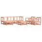 vidaXL Juego de muebles jardín 7 pzas y cojines madera abeto Douglas vidaXL Juego de muebles jardín 7 pzas y cojines madera abeto Douglas