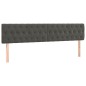 vidaXL Cama box spring colchón y LED terciopelo gris oscuro 180x200 cm vidaXL Cama box spring colchón y LED terciopelo gris oscuro 180x200 cm